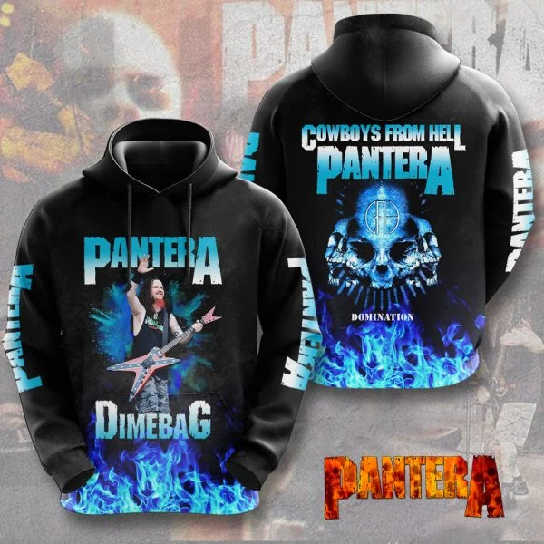 Popular Heavy Metal Rock Band Pantera Hoodies 3D Print Men/Women Tracksuit Sweatshirt Long Sleeve Hip Hop Hoodie Men's Hoodied