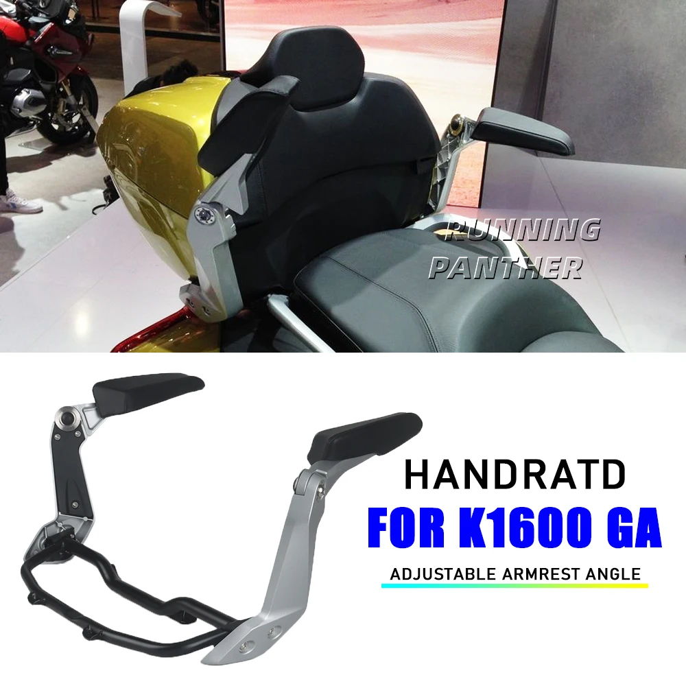 

stallMotorcycle adjustable passenger armrest comfortable soft cushion armrest black comfortable armrest FOR K1600 GA k1600 ga