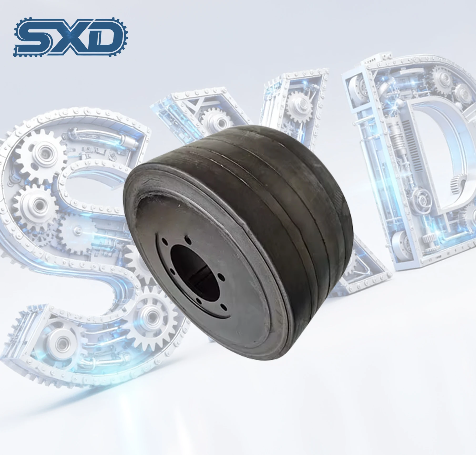 Neumático Sólido Completo para Pavimentadora de Asfalto NewFor S1803-1, Pieza de Repuesto, Número de Pieza 2359496