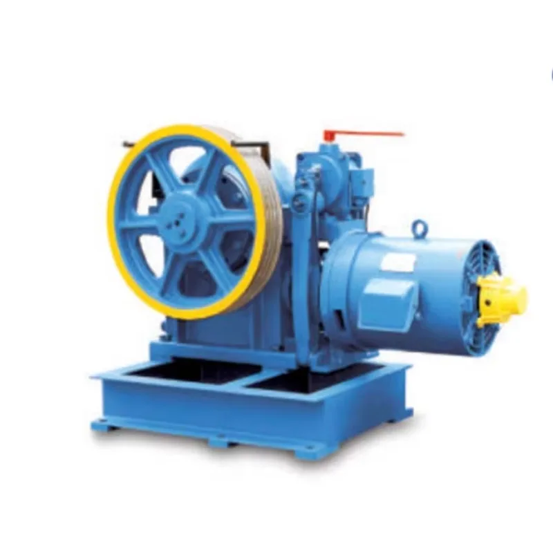 Elevator Traction System Parts Lift Geared Machine Motor Traction Machine