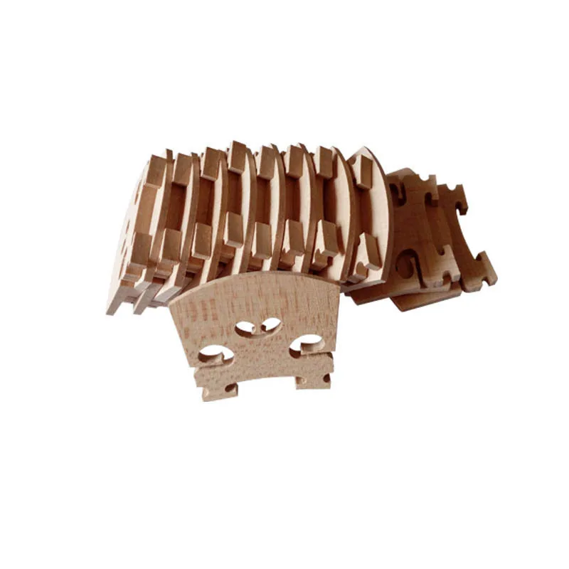 100pcs 4/4 3/4 1/2 1/4 1/8 1/10 1/16 1/32 violin normal Bridge Maple, viola horse bridge, bridge code, violin accessories