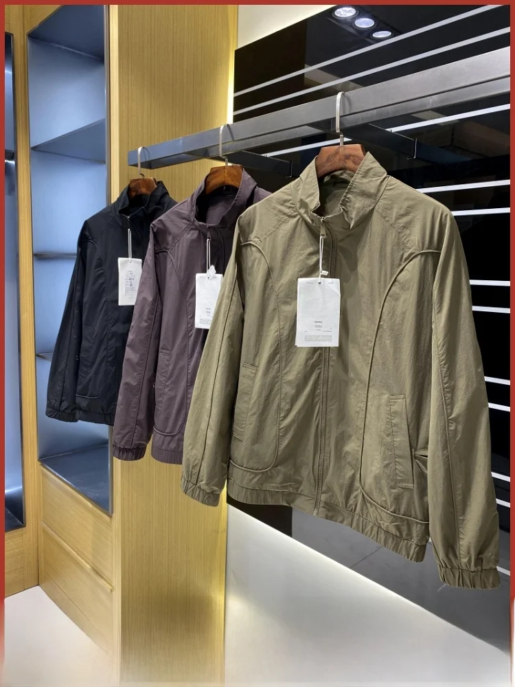 

mat High-End Men's Outdoor Jaet Loose Fit Zipper Closure Windproof Polyester Fiber Youthful Vitali Sle China Made