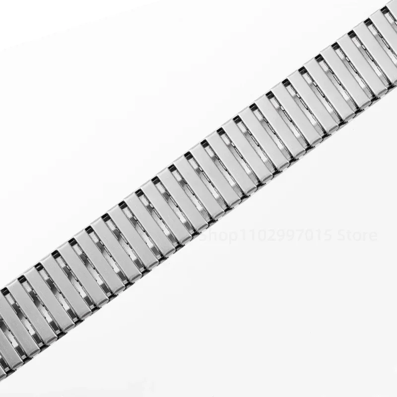Elastic Watch Band for Swatch 17mm 20mm Stretch Expansion Stainless Steel Strap Replacement Wrist Bracelet Men Women Accessories