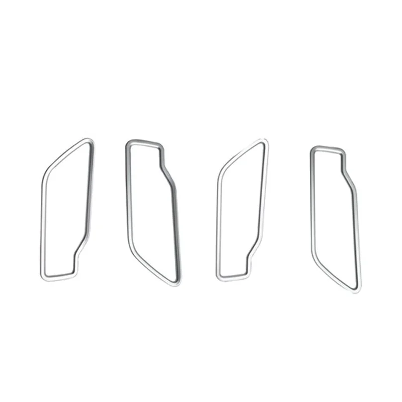 غطاء وعاء لباب السيارة الداخلي ، إكسسوارات داخلية مزخرفة ، فضة ، 60 سلسلة ، تويوتا بريوس ، مقبض ،