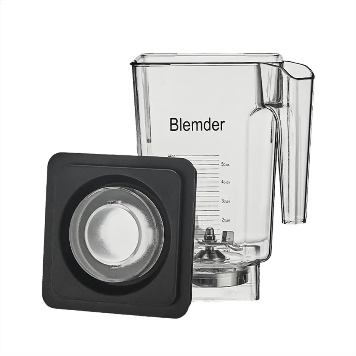 (A61K) Blender Cup,with Blade Lid At the Bottom,for Blendtec Connoisseur 825. Machine Juicer Container Tank Replacement