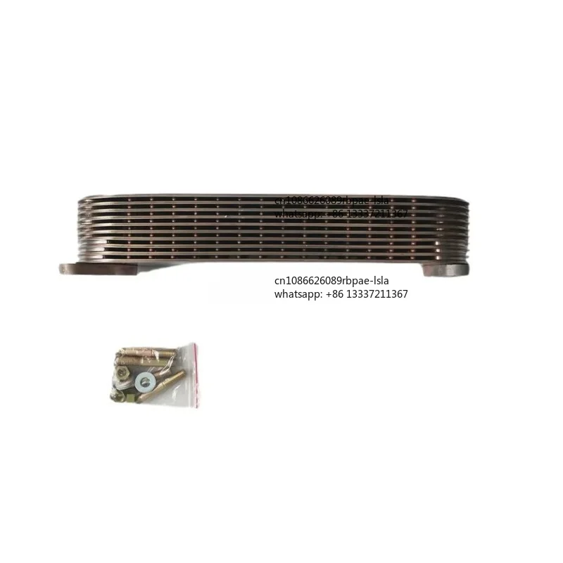 High heat exchange efficiency oil cooler elements compatible with the S6R2 marine  engine