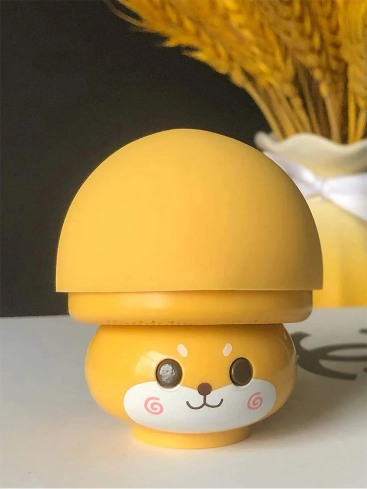 Mini small mushroom head wireless speaker, outdoor portable small audio, cartoon subwoofer bluetooth speaker