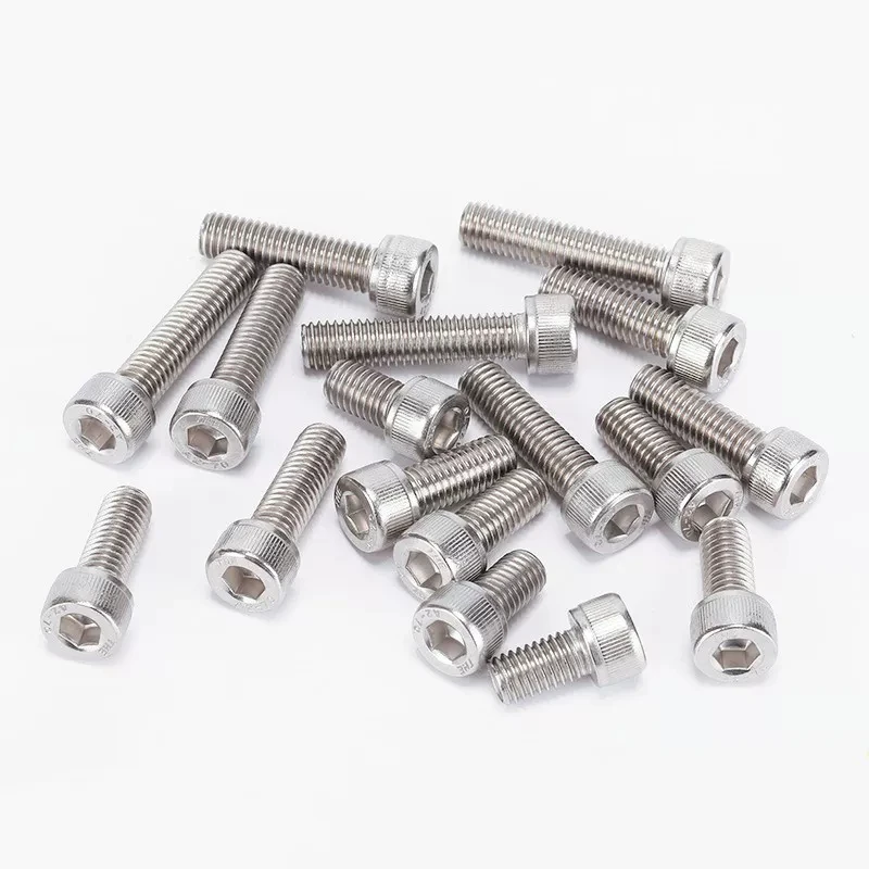 5~50Pcs UNC 0#-80 2#-56 4#-40 6#-32 8#-32 10#-24 304 Stainless Steel Hexagon Hex Socket Cap Allen Head Screw Allen Bolt