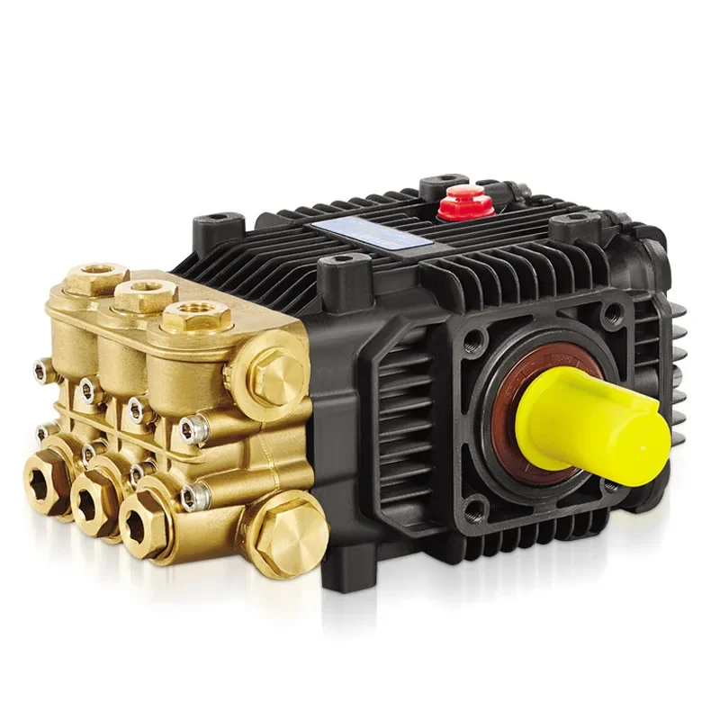 HB-N Brass Triplex Plunger Pump 85℃ Degree Hot Water Washing Machine Piston Pump 100bar High Pressure Washer Pump Flow 15L/min