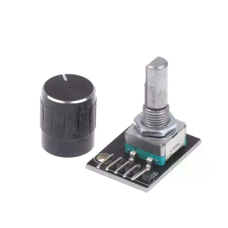 

KY-040 360 Degree Rotary Encoder Module With Push Button 20 Pulse 5VBrick Sensor Modules For Arduino Or DIY Electronics