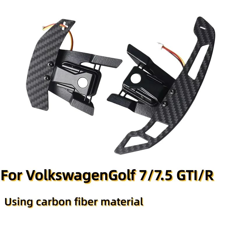 Customize Carbon Fiber Magnetic Shift Paddles For Volkswagen Golf 7GTI 7.5GTI 7R 7.5R Newly Upgraded Car Interior Accessories