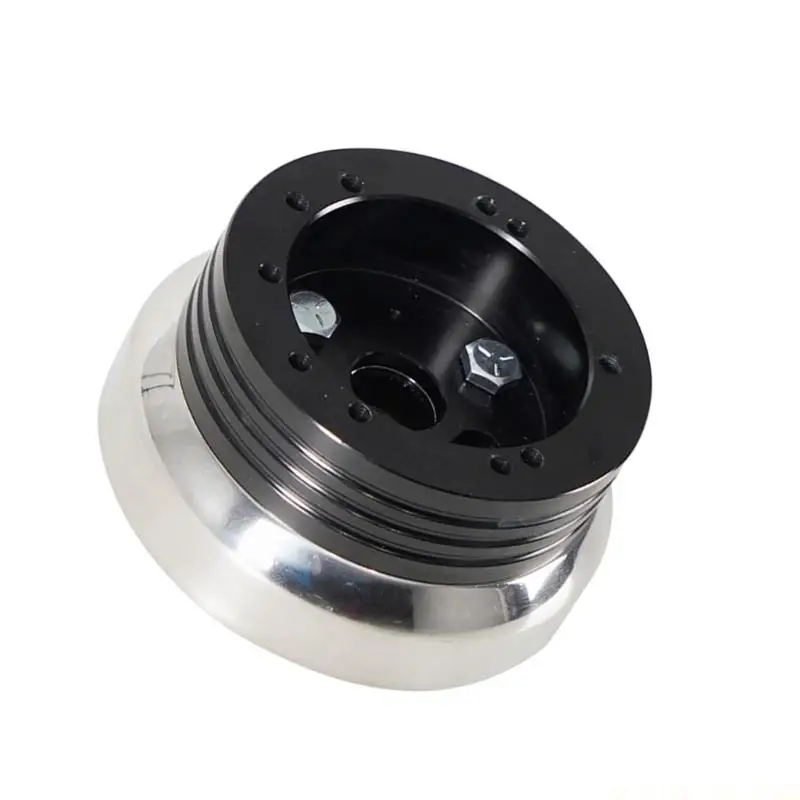 

J0MA 5 And 6 Hole Steering Wheel Hub Adapter Universal For Most And SUV Aluminum Smooth Polishing Surfaces