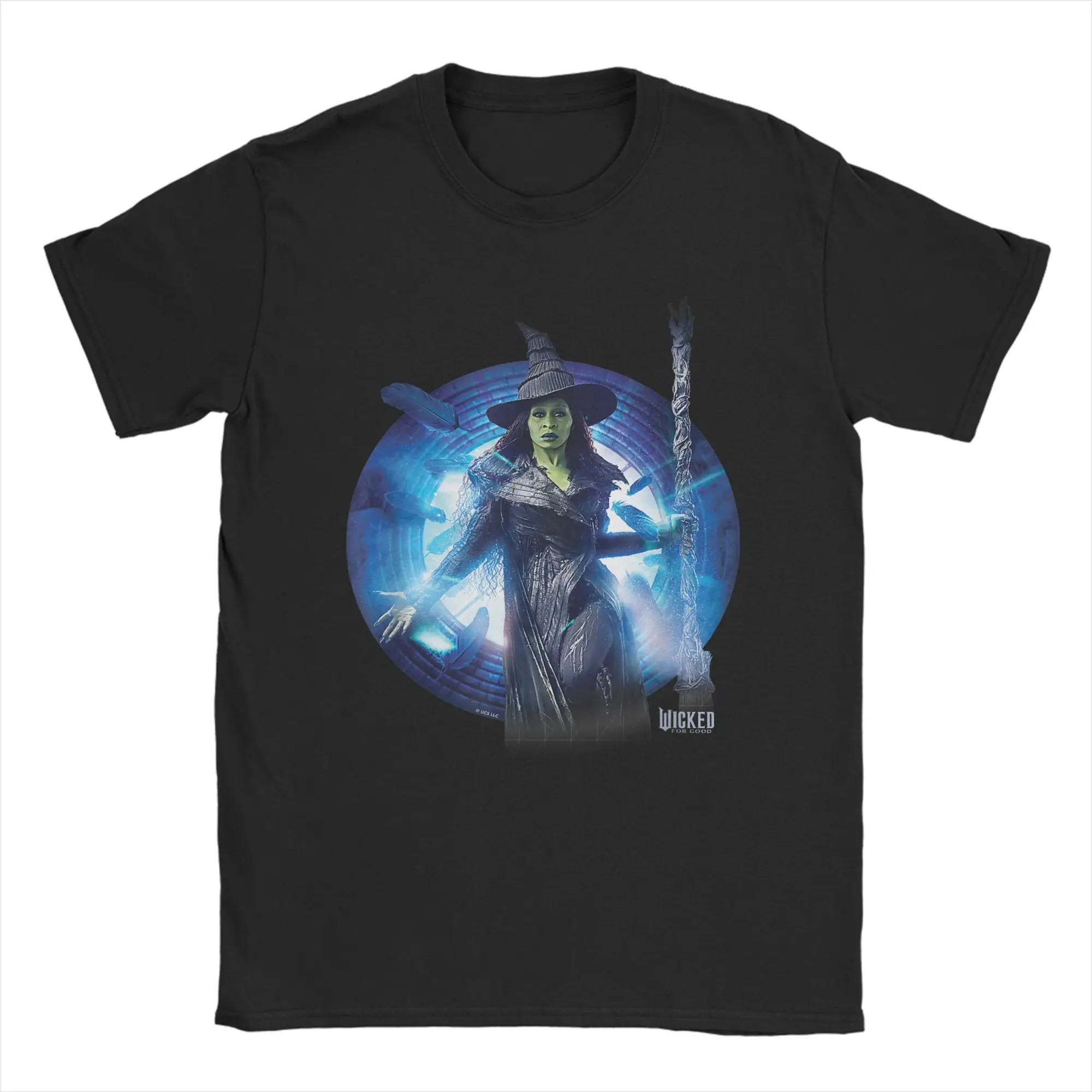 

Fashion Wicked For Good Elphaba Power Pose T-Shirt Men Round Neck Cotton T Shirt Short Sleeve Tee Shirt Unique Tops