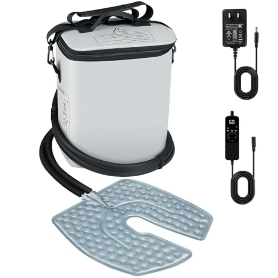 

Ice Machine for Knee After Surgery 19 QT 18L Cold Therapy System with Timer, 5 Speeds Circulating Cold Water for Knee, Back, Sh