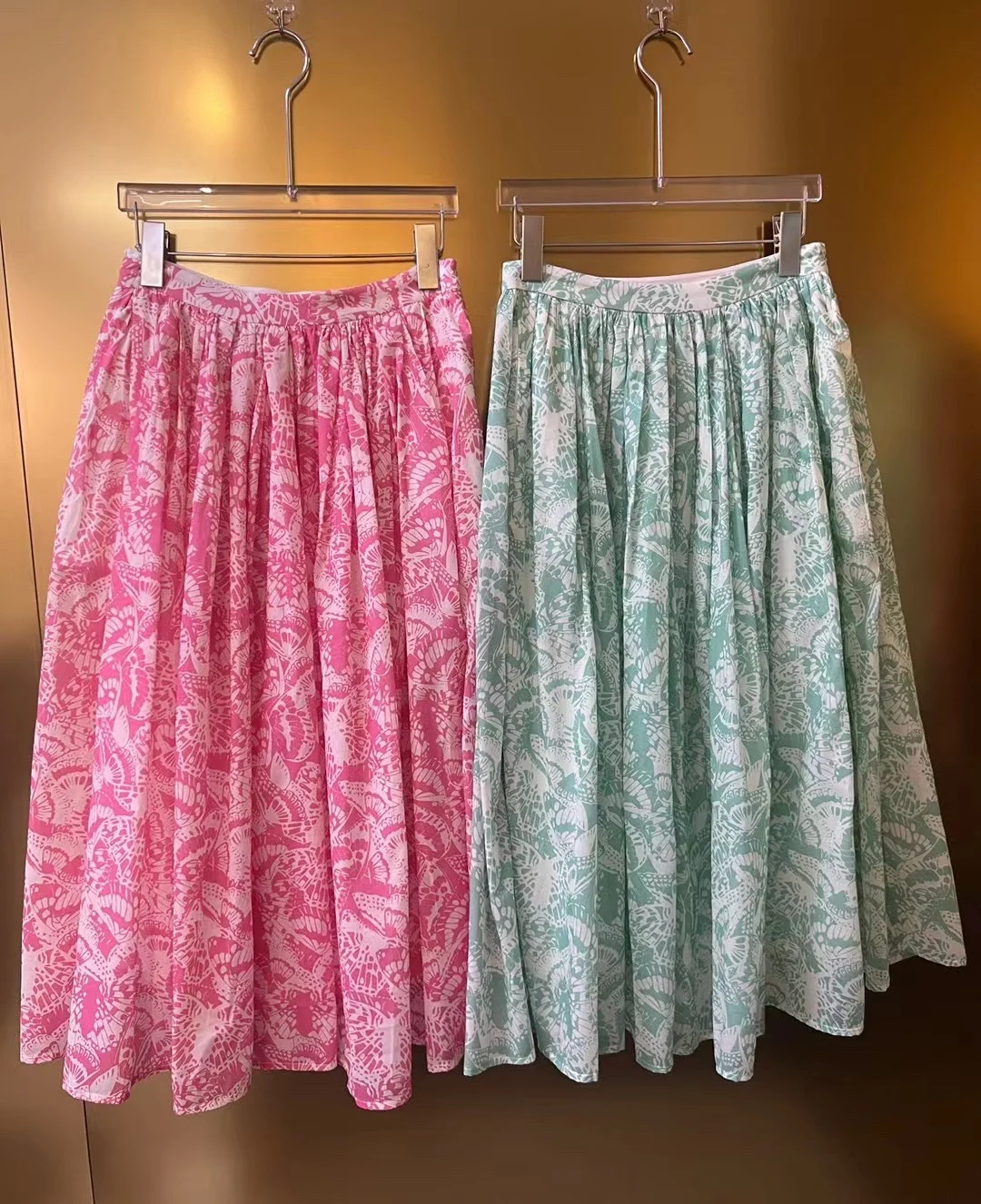 

Spring 2024 Series Cotton irt Asymmetrical Hem ket Design Loose Fit Street Sle Long Sve Mid-Length Pure C...