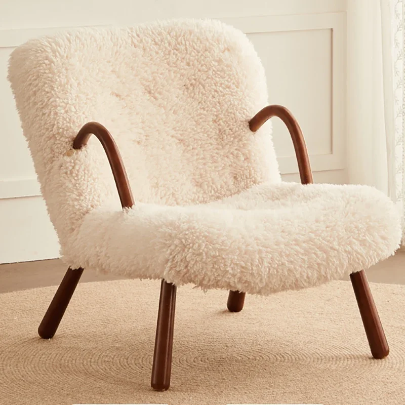 

White Ergonomic Living Room Chair Design Banquet Unique Fashion Living Room Chair Comfortable Adults Silla Plegable Decorations