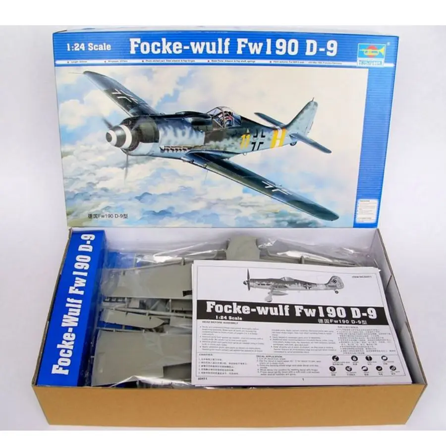 Trumpeter 02411 Комплект модели сборки Focke-wulf Fw190 D-9 1/24