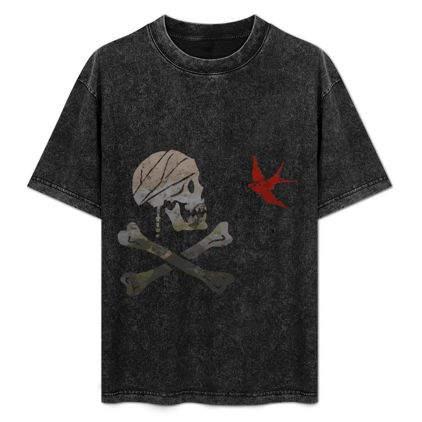 

Sparrow Flag T-Shirt Personalized t-shirt hippie clothes sports fans rapper graphic tees plain black t shirts men