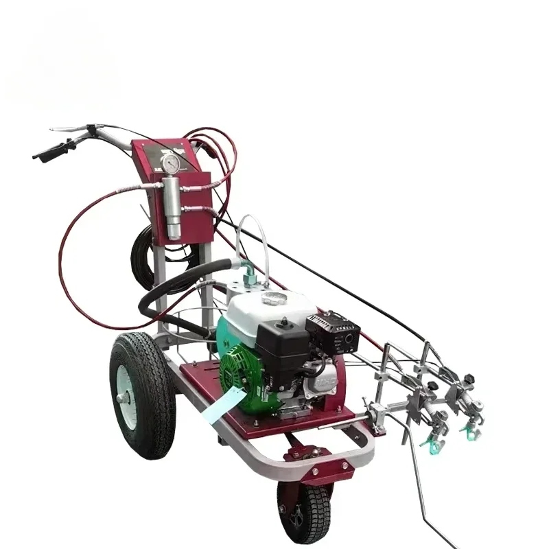 Cold painting Road Line Marking Machine LS 850 with one gun for home use Line Striping