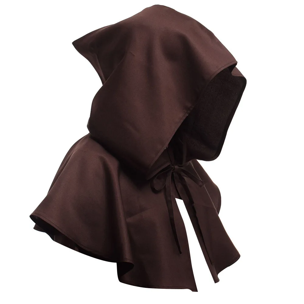 Cape de Mort à Capuche Everak pour Femme et Homme, Cosplay Chrétien, Grim Reaper, Médiéval, Steampunk, Prêtre, Costumes d'Halloween, Sorcière