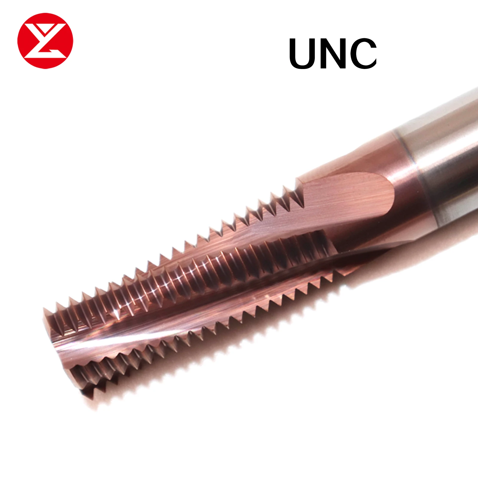 HRC68 Carbide America UNC Cutter Full Teeth Thread Milling Cutter UNC9/16-18 Tungsten Steel EndMill Machining For Aluminum Steel