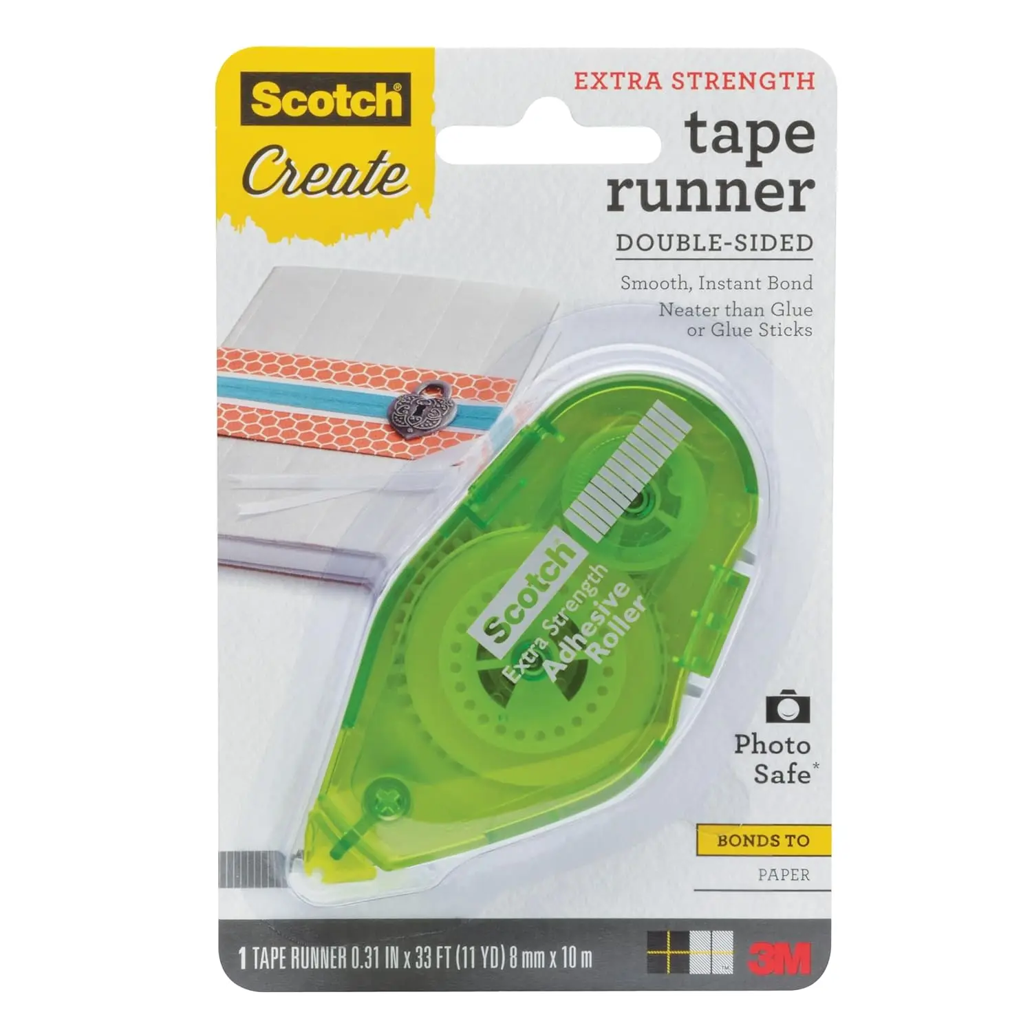 

Extra Strength Tape Runner .31 x 11 yd for Scrapbooking, Cardmaking, Paper Crafts, 1-Pack
