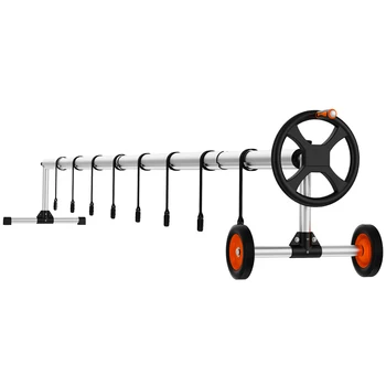 طقم غطاء حمام سباحة VEVOR مع أكياس رمل ، غطاء شمسي دائري ، بكرة ألومنيوم ، يناسب حمامات سباحة بعرض 3-14 قدمًا ، 14 قدمًا ، 18 قدمًا ، 20 قدمًا ، 22 قدمًا