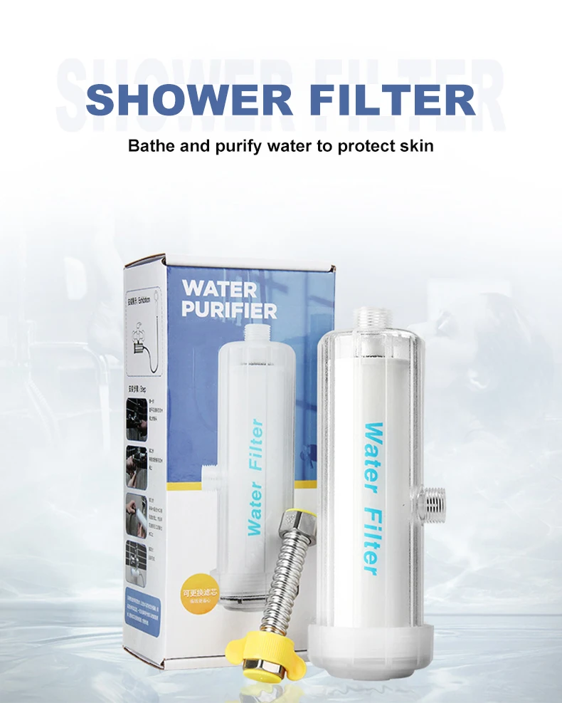 Bathing Filter Water Heater Hower Head Sprayer Washing Machine Water Purifier Kitchen Faucets Purification Bathroom Accessories