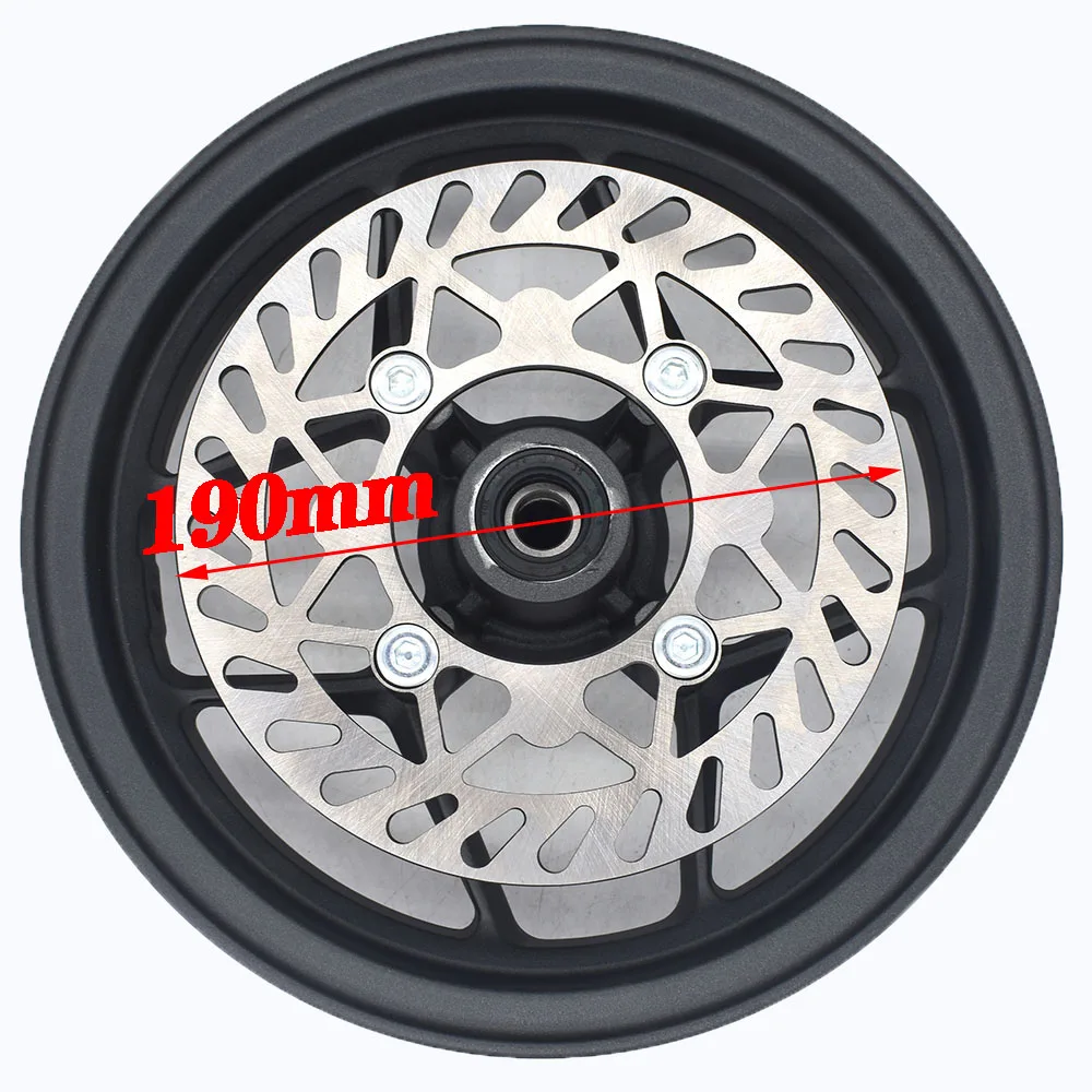 10inch Front And Rear Rims With Brake disc Plate 190MM and Sprocket #420 For Dirt Pit Bike Refitting Racing Bike Wheels