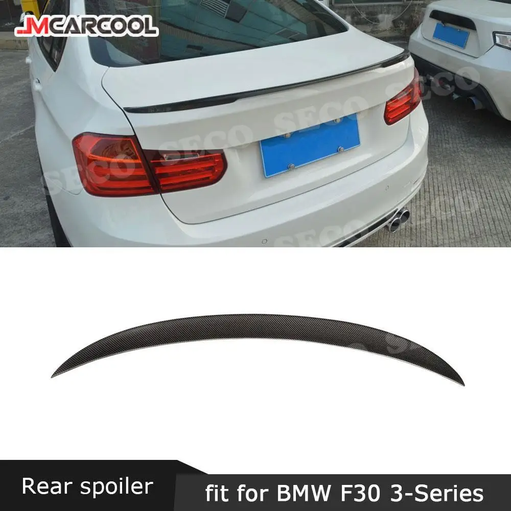 

Carbon fiber Rear spoiler Trunk Trim wings for BMW 3 Series F30 F80 M3 320i 328i 335i 2012-2018 P Style FRP Boot Duck Spoiler