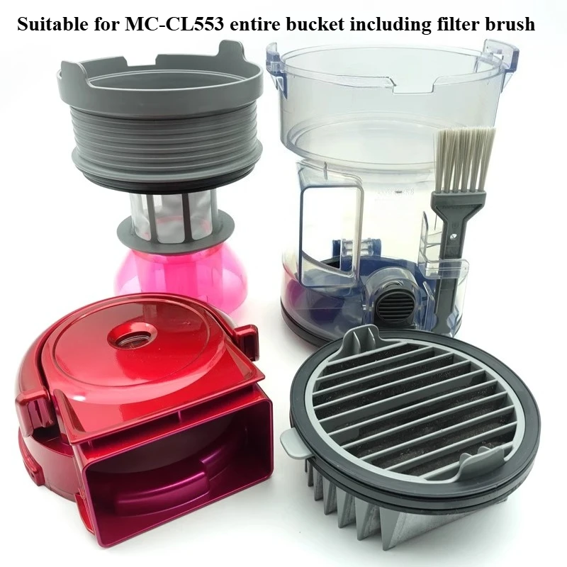 applicable-to-panasonic-mc-wld51-cl553-vacuum-cleaner-trash-bin-filter-upper-cover-brush