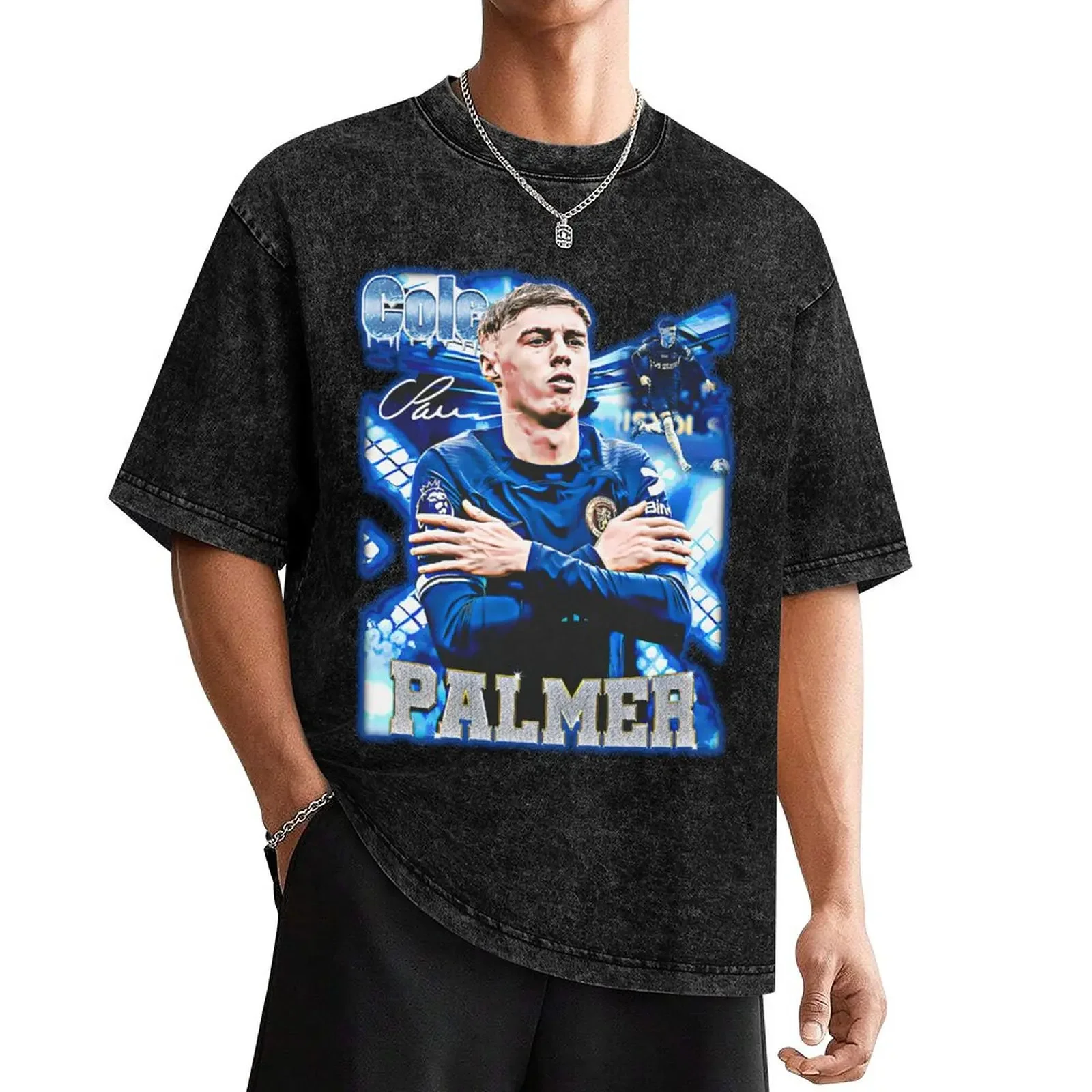 Cole Palmer Football Player T-Shirt baggy shirts plain blanks vintage clothes men clothes