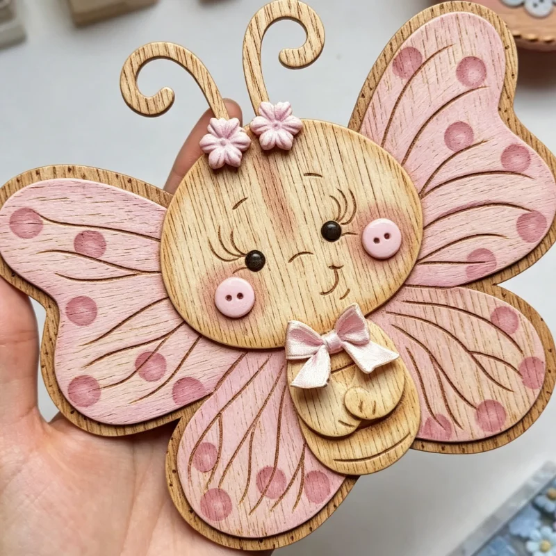 Big Size Cute Butterfly Metal Cutting Dies for DIY Scrapbook Paper Cards Embossing Craft Handmade Craft