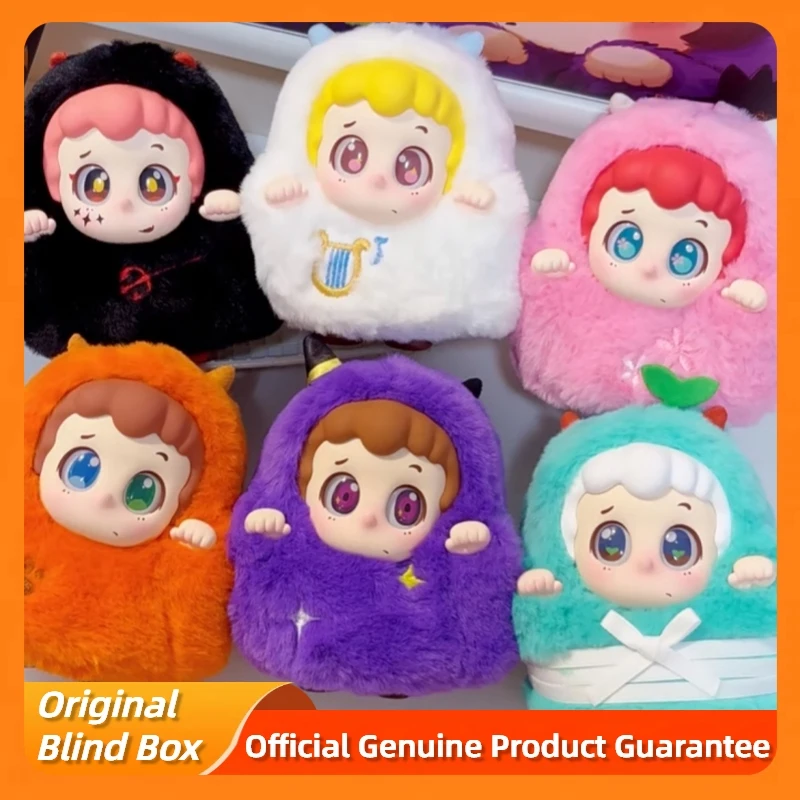 

Подлинная серия Piny Trick Or Treet, слепая коробка, милая виниловая плюшевая сумка, подвеска, игрушка, украшения, фигурка куклы, загадочная коробка, подарок на Хэллоуин