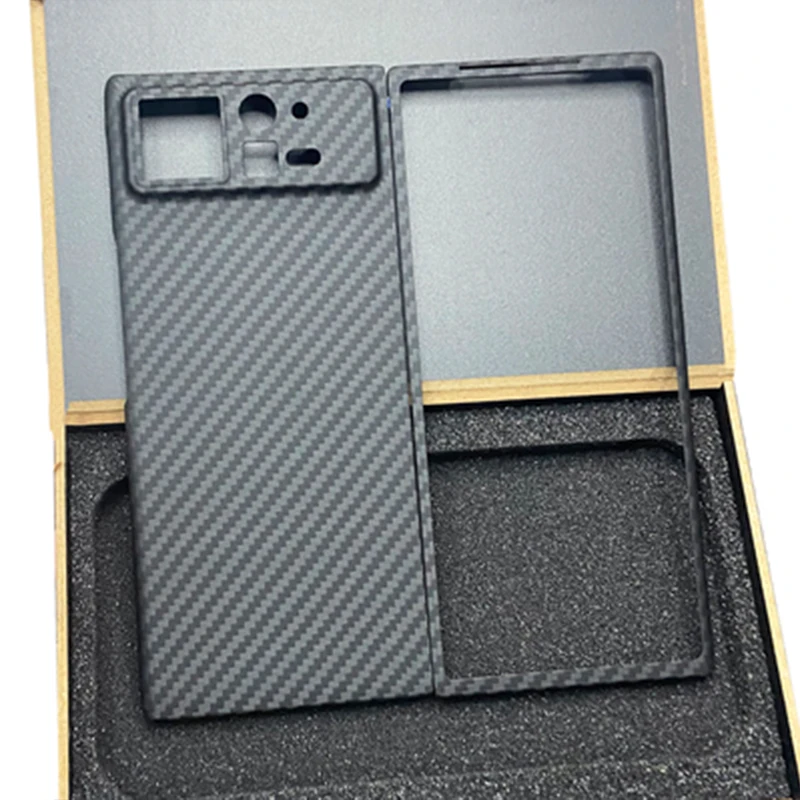 Чехол из натурального углеродного волокна для Xiaomi Mix Fold2, складной экран Mixfold2, защитный чехол, деловой полноразмерный матовый жесткий чехол