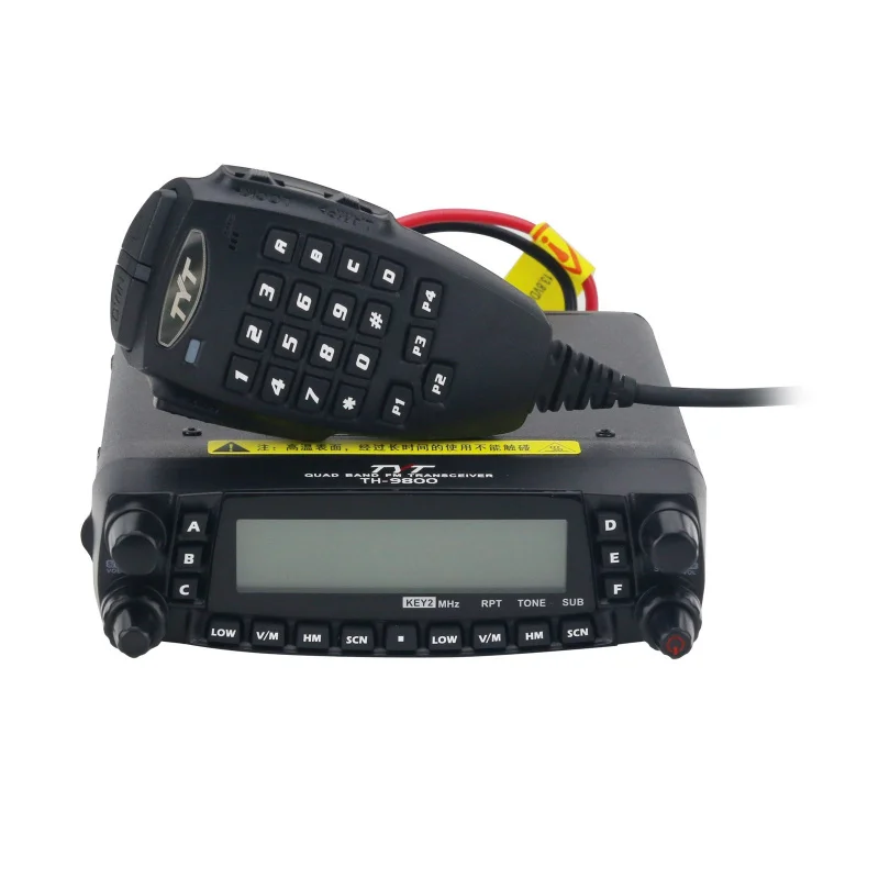 

TYT TH-9800 PLUS 50W Quad Band Transceiver Mobile Radio FM Transceiver Standard Version Used in Cars