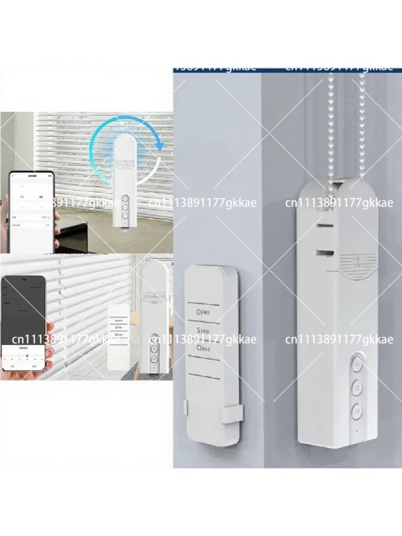 Smart Home Electric Curtain Motor Tuya Zigbee Remote Control Automatic Drawstring Blinds Roller Motor
