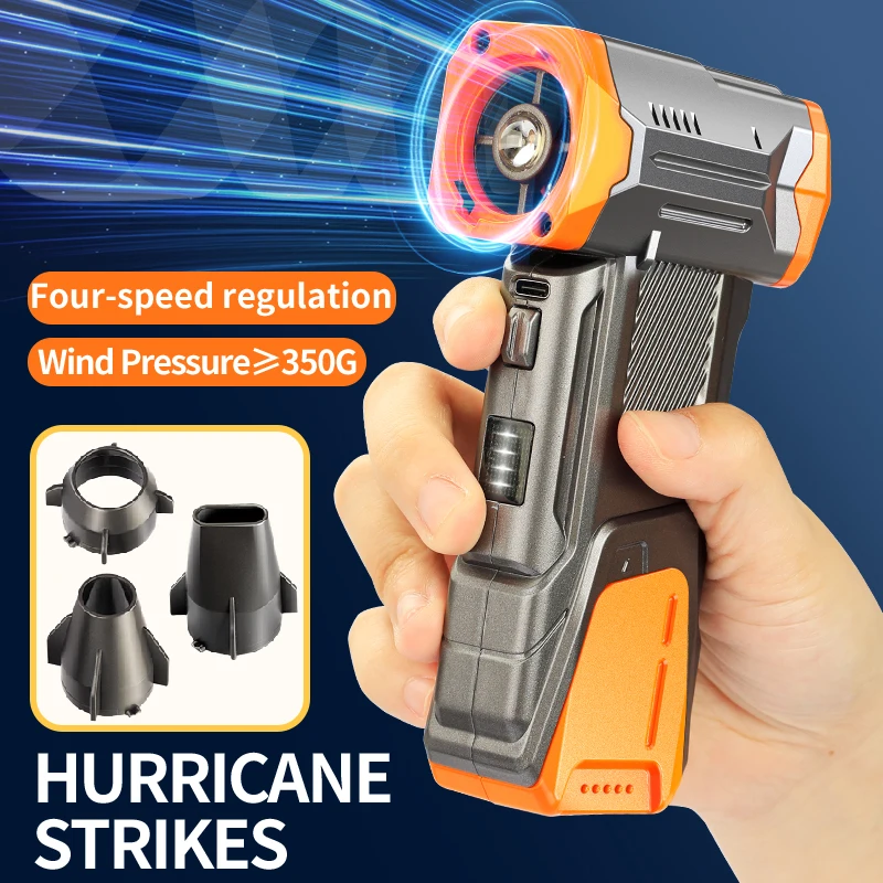 

300000RPM Brushless Motor Electric Turbo Jet Fan High-Speed Turbo Violent Fan 8000mAh 4 Gear Adjustment Powerful Dust Blower