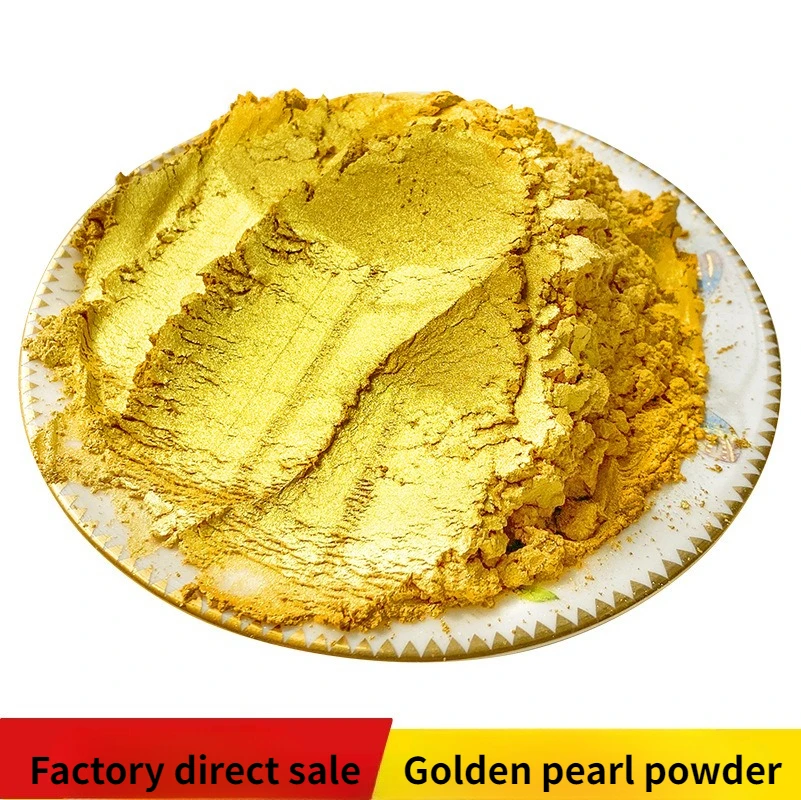 Gold Pearl Light Powder/100g Bagged for Furniture Decoration Temples Buddha Statues Plaques Stone Tablets Ink Leather Coating - view 3