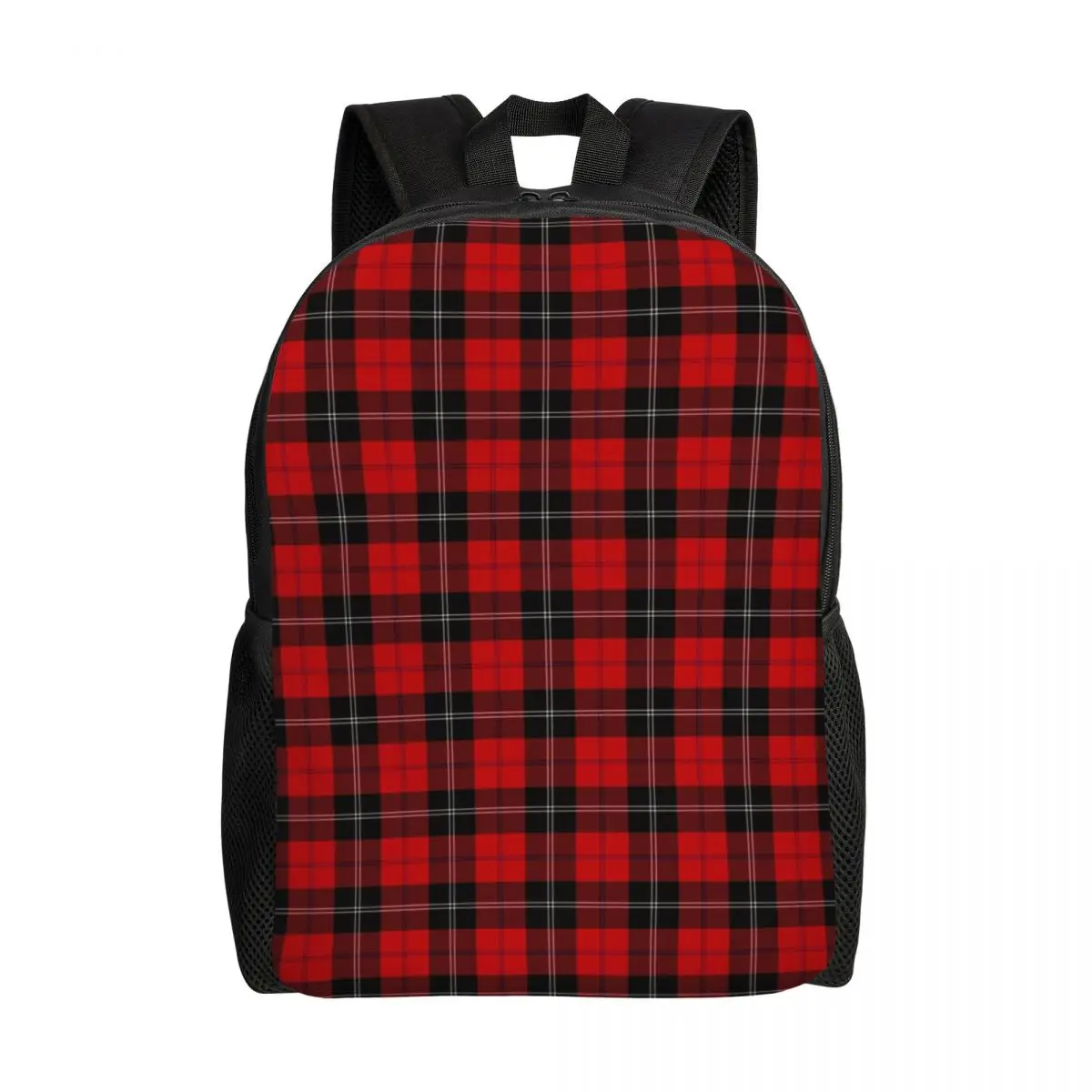 Custom Scottish Clan Tartan Travel Backpack Men Women School Laptop Bookbag Fashion Check Plaid College Student Daypack Bags