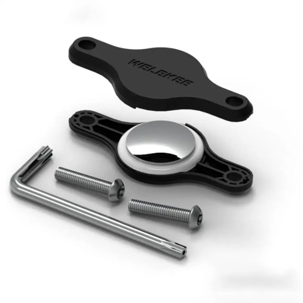 Black Bicycle For Airtag Tracker Stand Protection Cover Bicycle Hidden Positioning Anti Theft And Anti Loss Tracking
