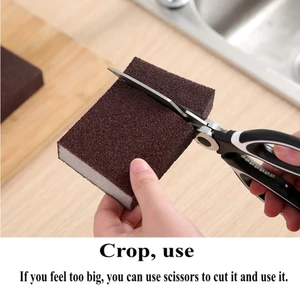 Spons Ajaib Penghapus Nano Sikat Penghilang Karat Pembersih Pot Piring Ampelas Pembersih Kerak Pot Gosok Bersih Alat Dapur Aksesori Gadget 12 spons penghapus ajaib penjualan terbaik - №