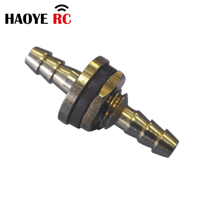 Haoye 1 Pc Oil Copper Fuel Tank Dot D14 MM Straight Through Nozzle For RC Airplanes Parts Electric Planes Foam Model Accessories