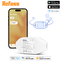 Refoss HomeKit DIY Smart Switch,WiFi Smart Switches,1 2 4 Pack,Support Siri,Apple HomeKit, Alexa,Google Assistant
