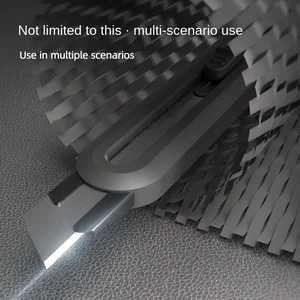 DELL-SNAP-OFF UTILITY KNIFE WITH HIGH CARBON Steel blades, retractable cutters, automatic lock, perfect office and household, 9mm, 18mm 6 Main Sales Retractable Pockets - №5