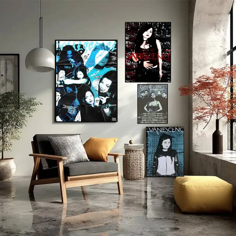 Evane-s-c-e-nc-e- Band Poster HD Art Sticky Wall Waterproof Home Living Room Bedroom Bar Aesthetic Decoration