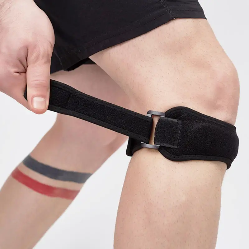 Nouvelle genouillère de sport Pato.org, sangle de soutien du tendon de la rotule, orthèse de protection, ceinture ouverte, bandage de soutien, douleur au genou