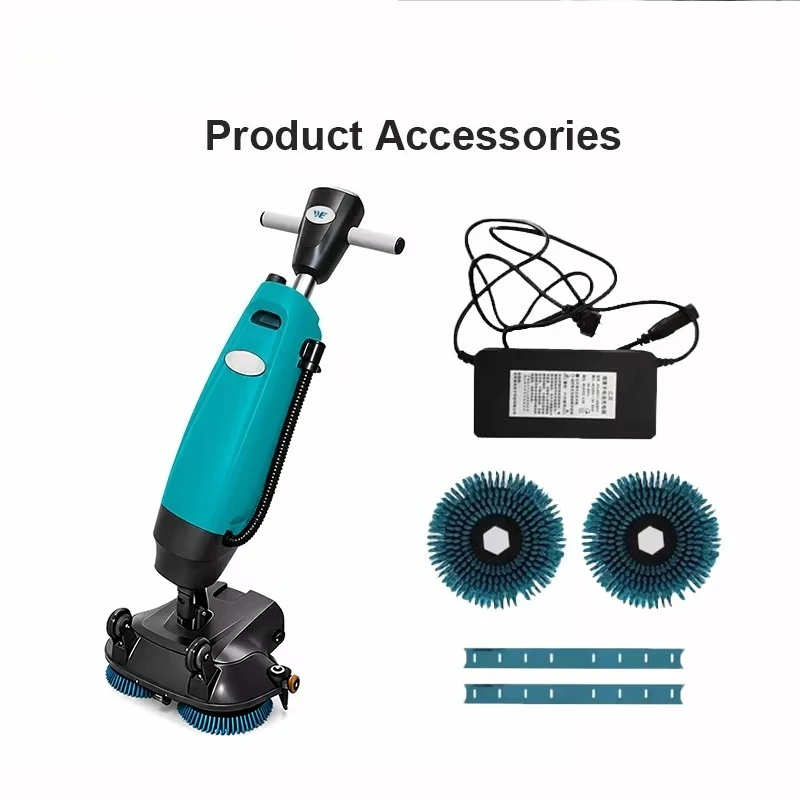 360° Rotate Smart Commercial Floor Scrubber 320W Motor Self-propelled Floor Cleaning Machine