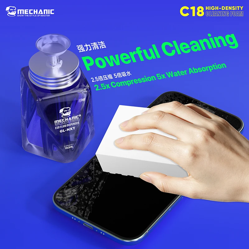 MECHANIC C18 High-Density Cleaning Foam Sponge Strong Adhesion Wear Resistant Repair Cleaning Sponge Tools