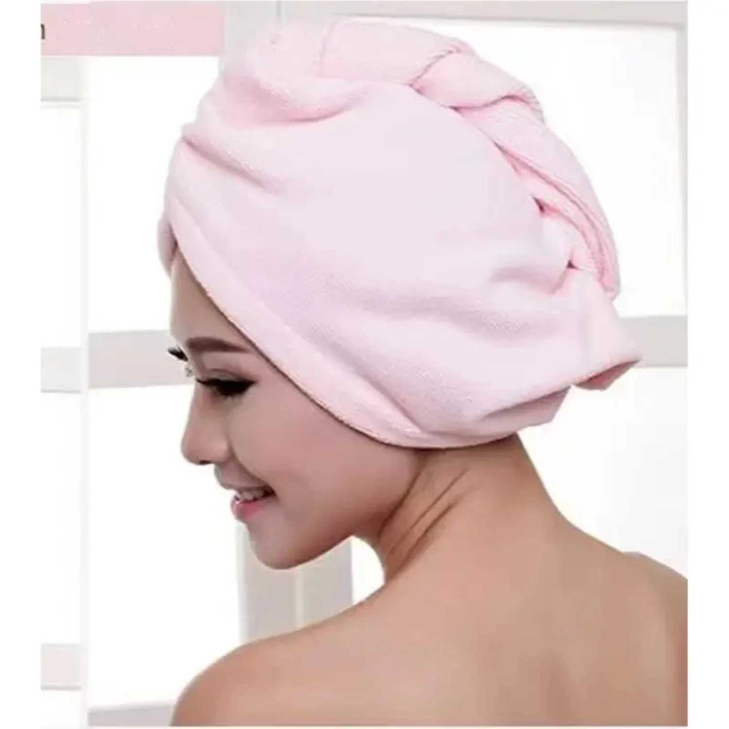 

Must-have soft and fast-drying microfiber womens hair towel hat, perfect for speedy drying and styling. Elevate your hair routi